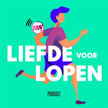 Logo Liefde voor Lopen, de Podcast