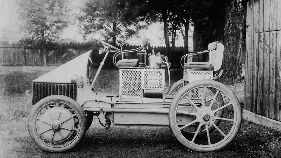 lohner porsche sempre vivus protótipo híbrido 1900