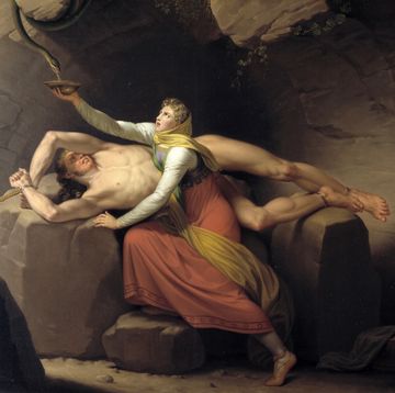 loki en sigyn op een schilderij van christoffer wilhelm eckersberg