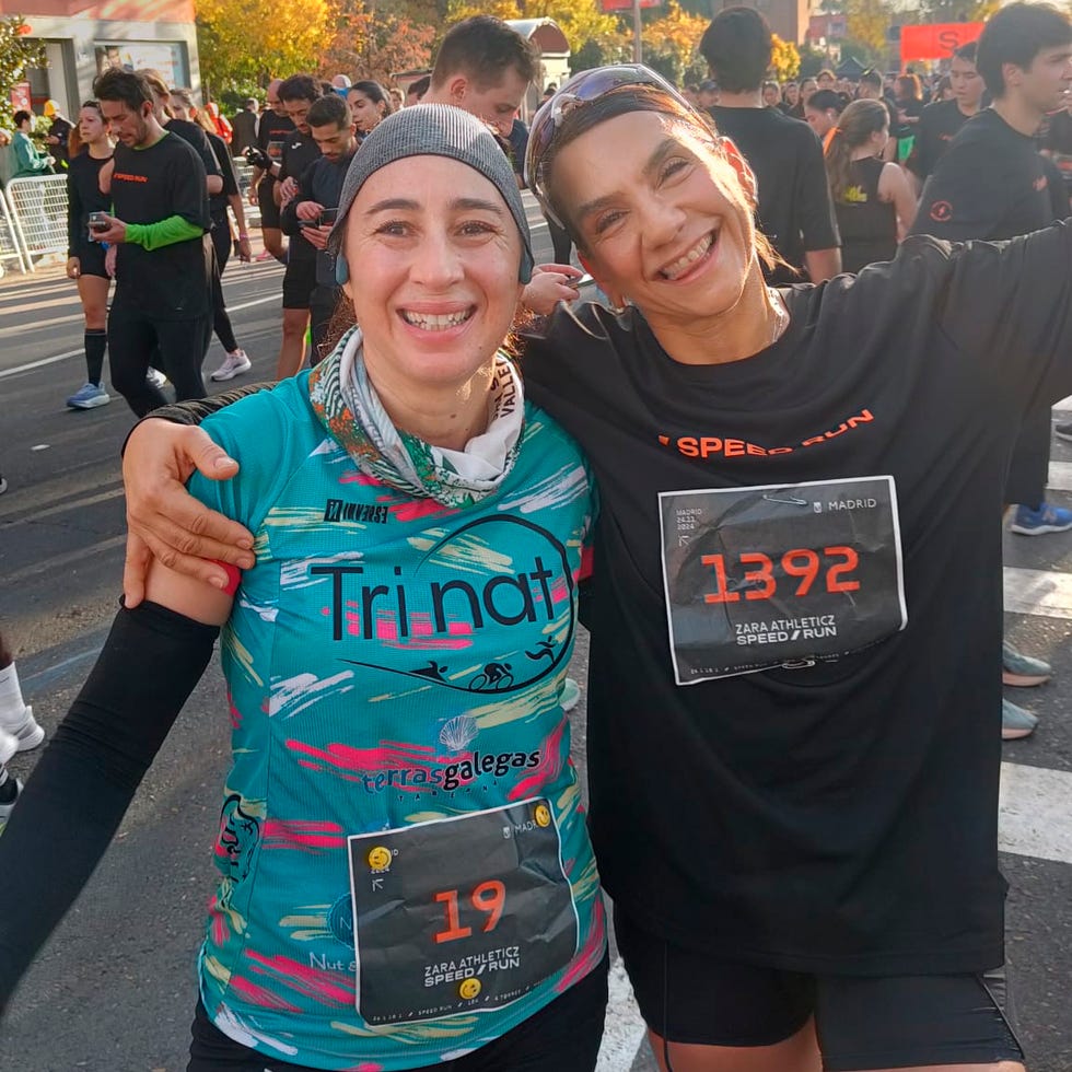 lola lópez, equipo runner's world, en la carrera zara athleticz speed run de madrid