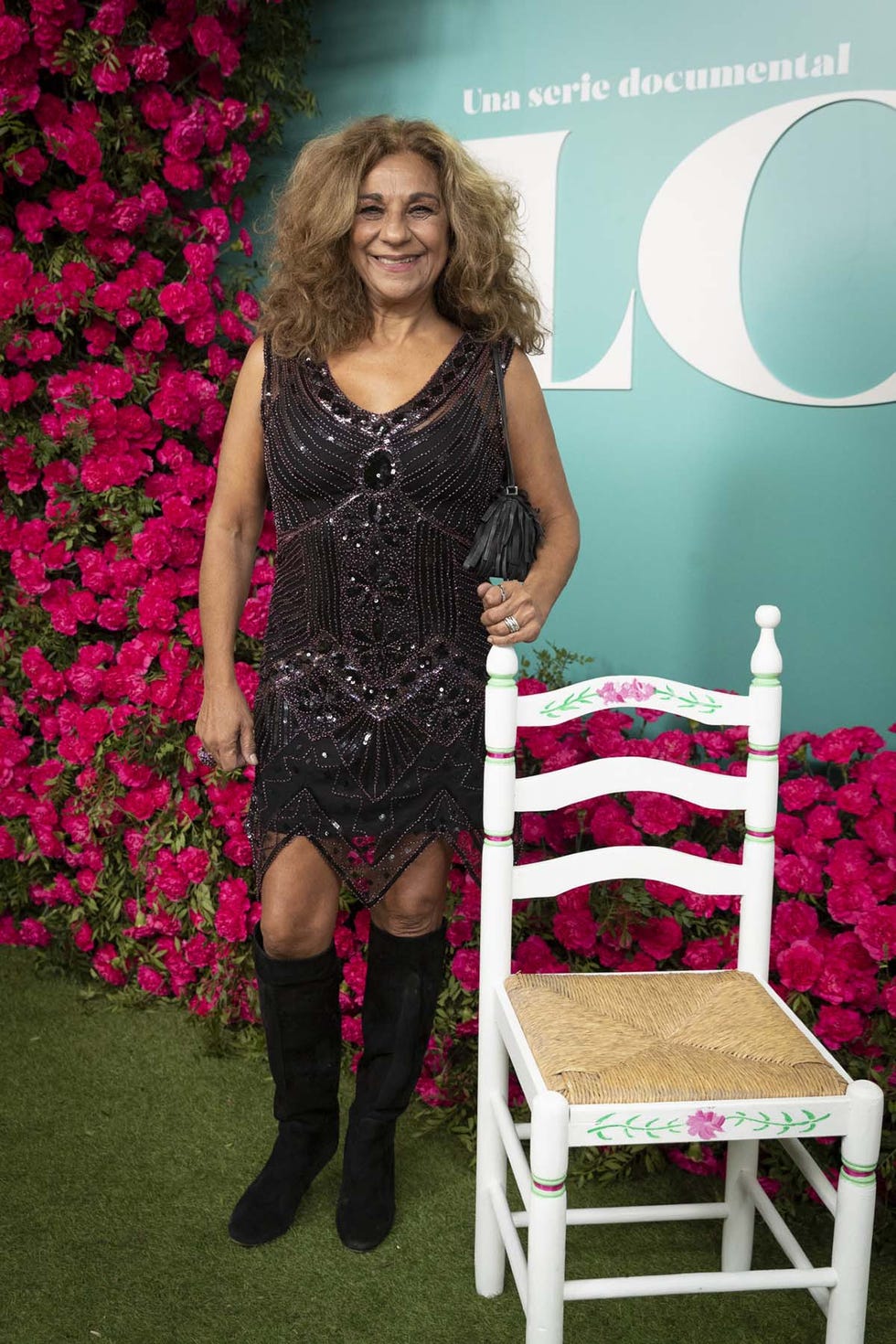 singer lolita flores at photocall for tv show lola in madrid on wednesday, 27 october 2021