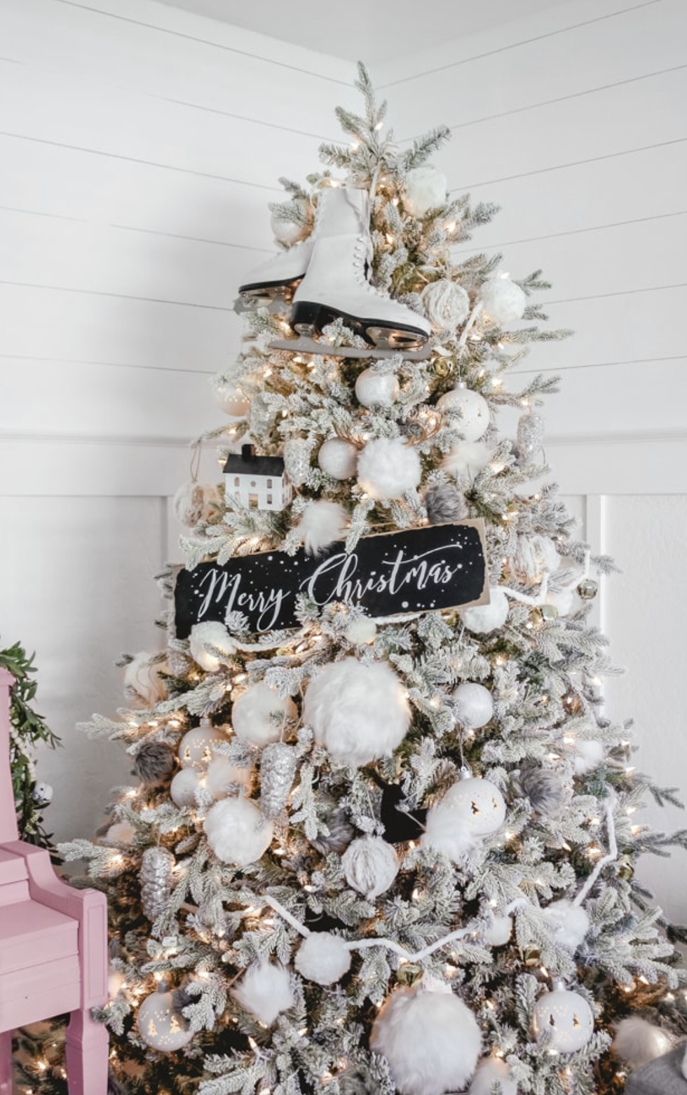 paper wrapped Christmas trees - Lolly Jane