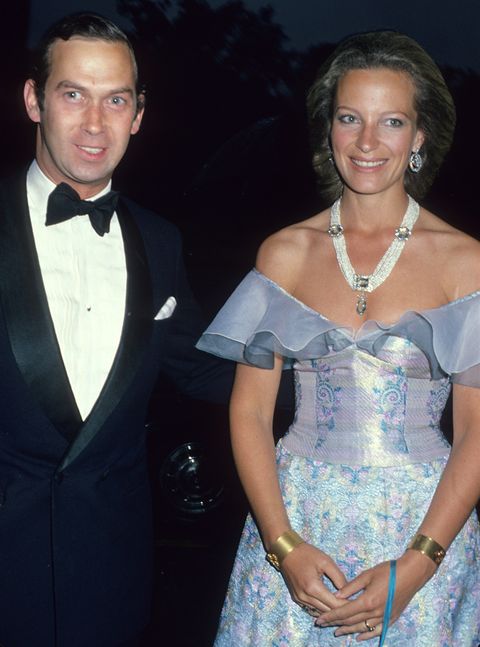 Prince Michael of Kent and Princess Michael of Kent at a Charity Dinner 1979