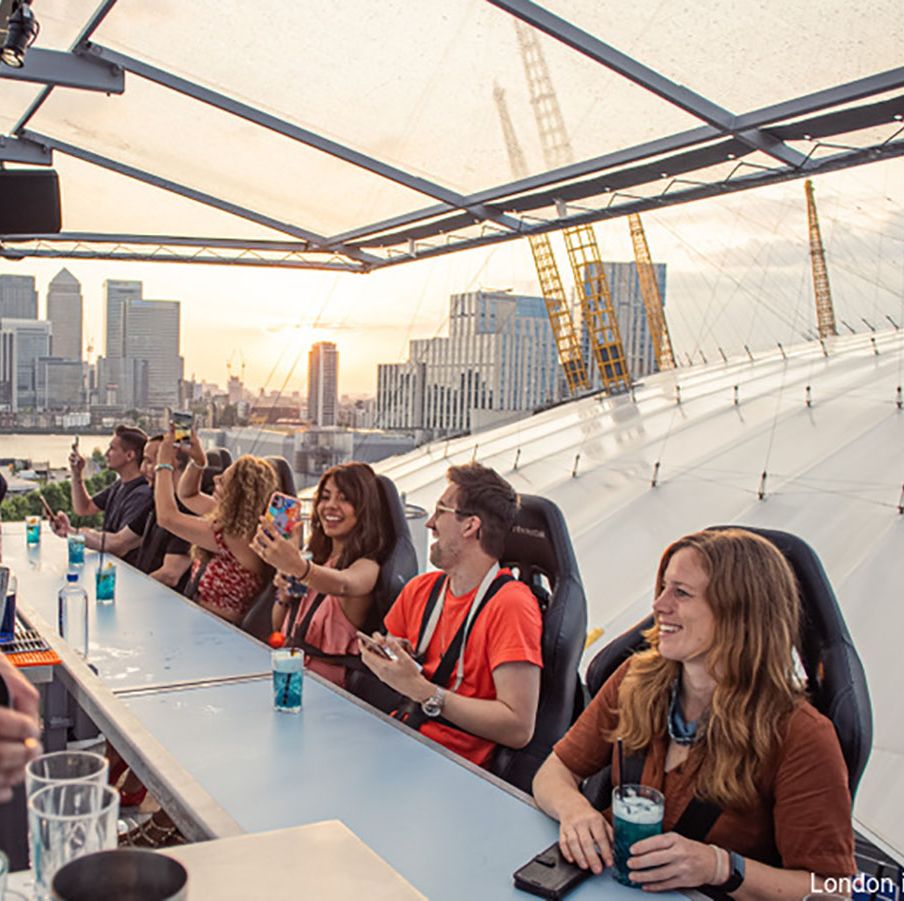 friends at london in the sky dining experience