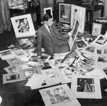 Cecil Beaton On Floor Choosing Pictures cecil beaton on floor choosing pictures
