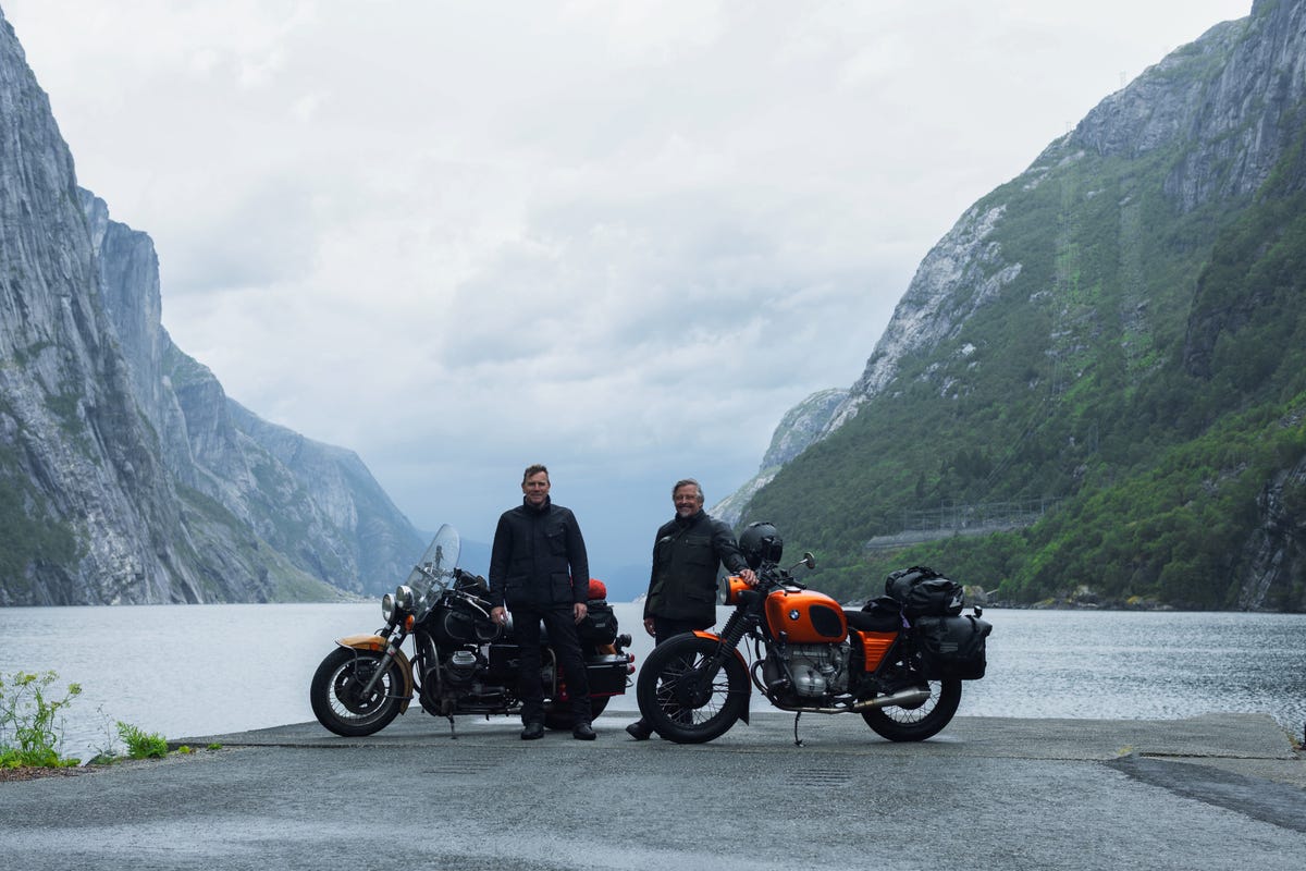 Ewan McGregor and Charley Boorman Hit the Road on Vintage Motorcycles in 'Long Way Home'