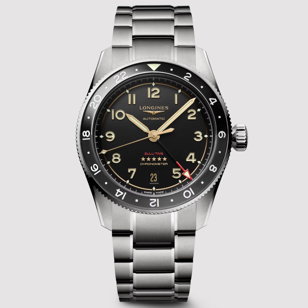 longines spirit zulu time titanium watch