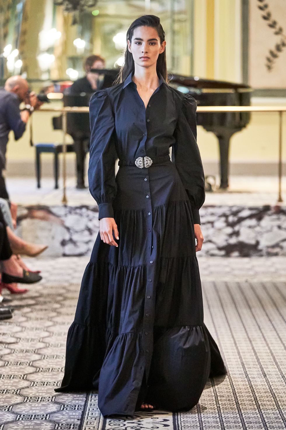 Brock Collection Ready To Wear Fashion Show, Collection Spring Summer 2020  presented during New York Fashion Week, runway look #002 – NOWFASHION