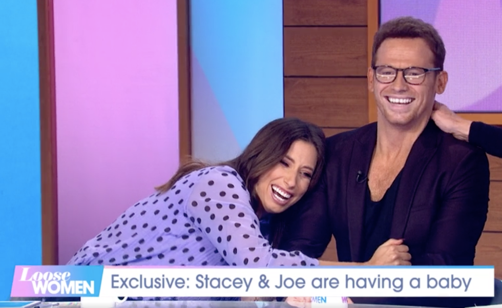 Loose Women Joe Swash Stacey Solomon pregnancy
