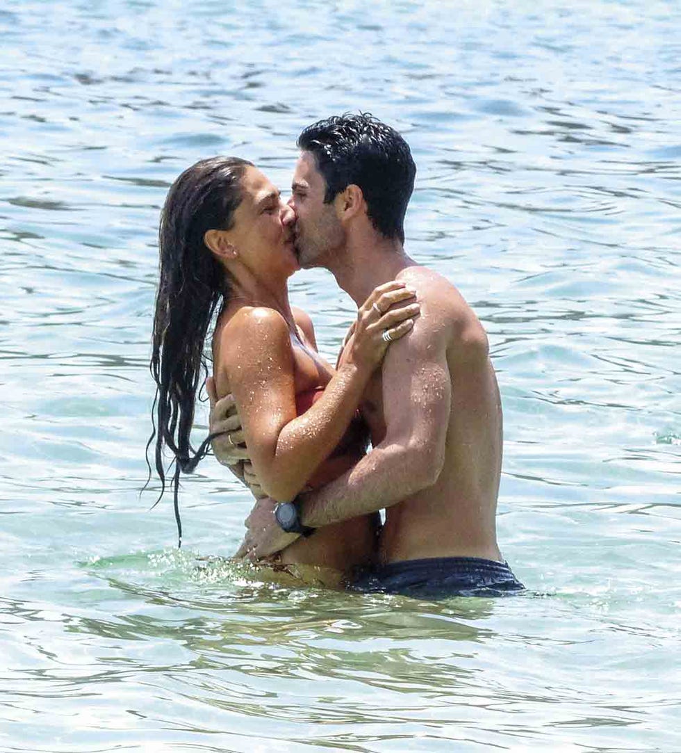 Lorena Bernal y sus chicos se divierten en Palma de Mallorca