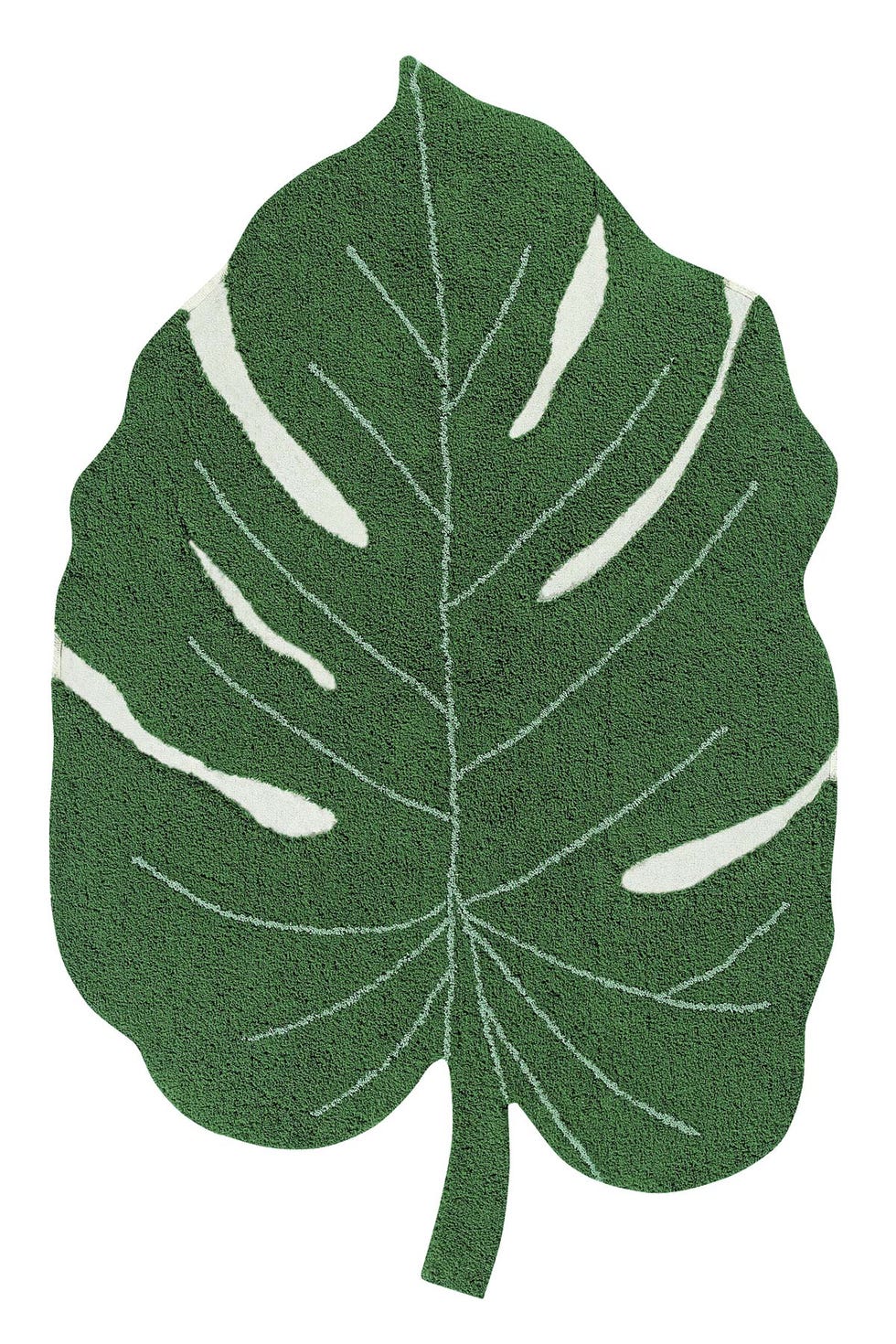 Alfombra con forma de hoja