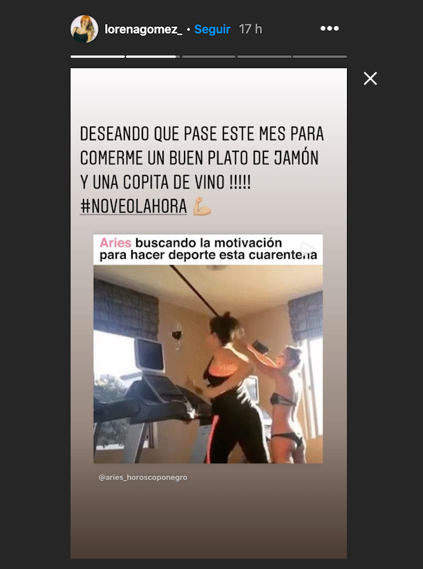 Lorena Gómez cuenta sus deseos para después de dar a luz.