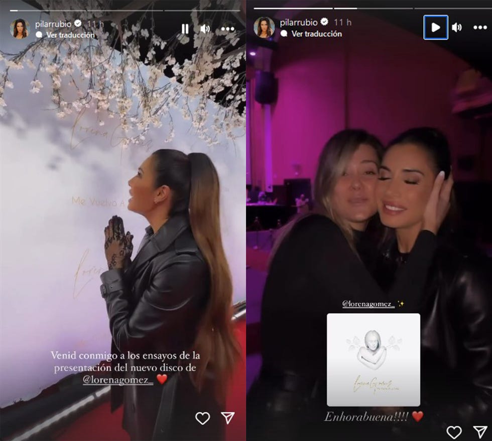 la mujer de sergio ramos apoya a su cunada en la presentacion de su disco