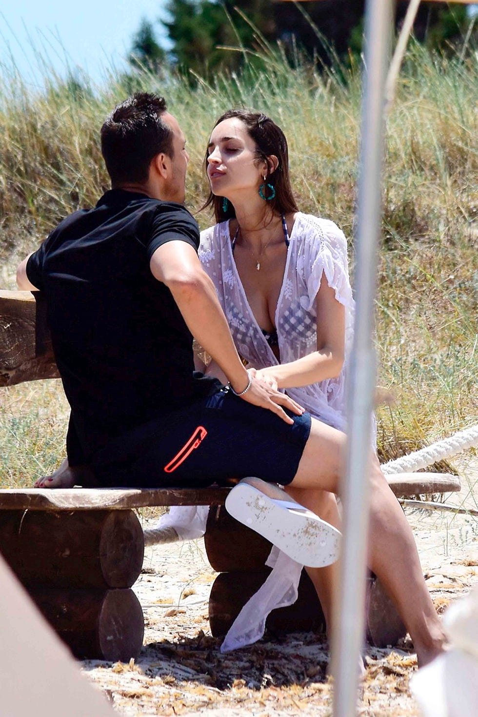 Lorena y su pareja Rafik Dehim