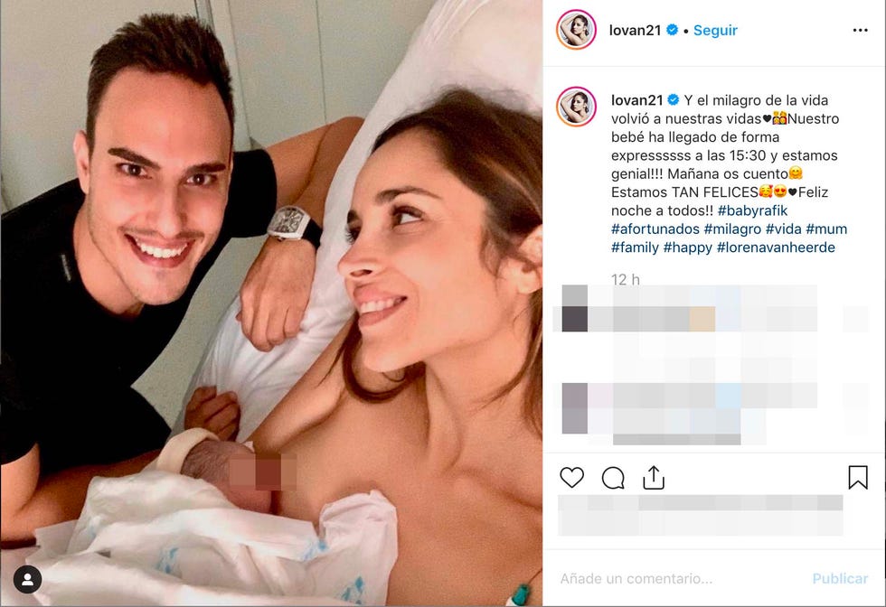 Lorena Van Heerde madre por segunda vez de un niño que se llama Rafik