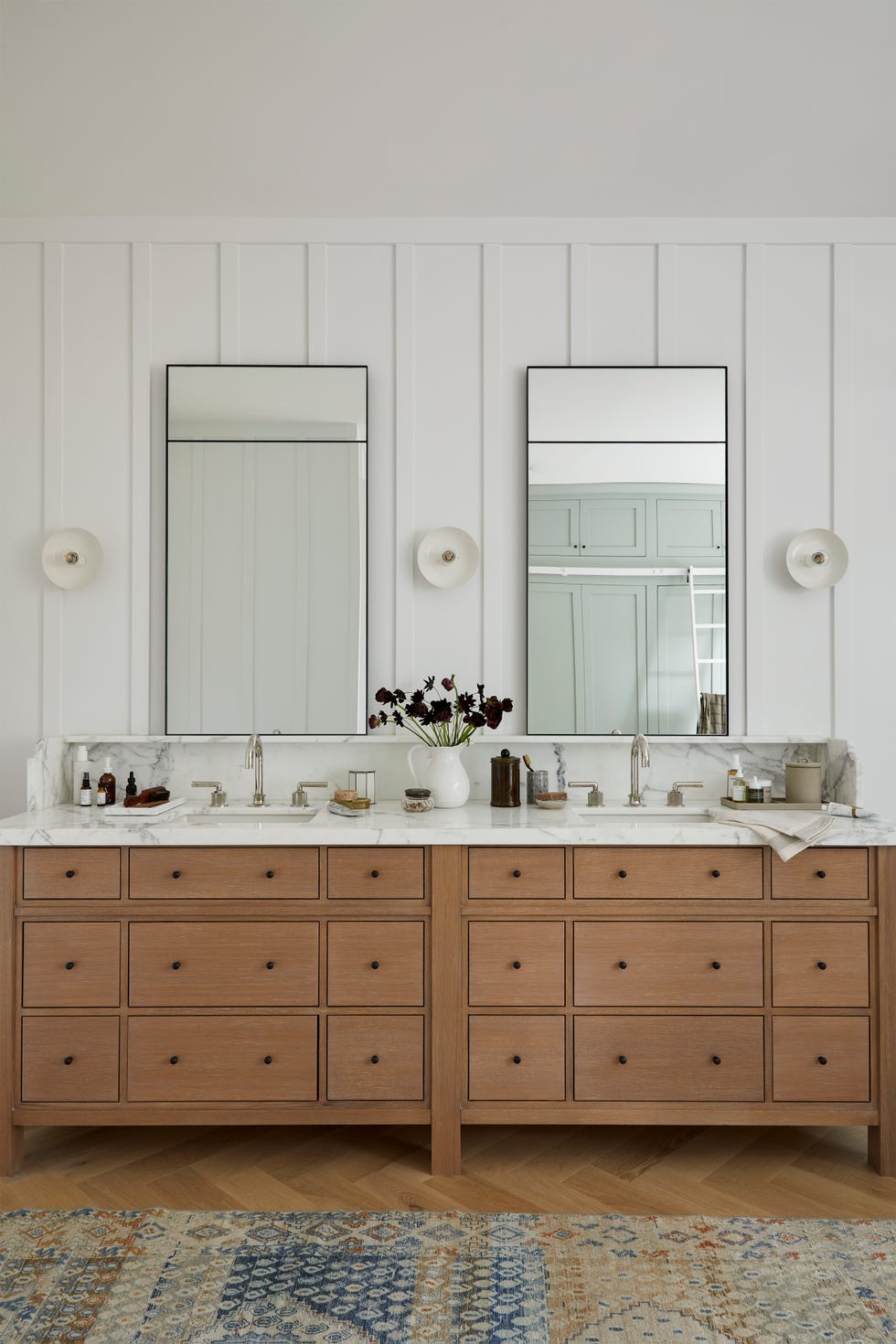 double vanity in bathroom