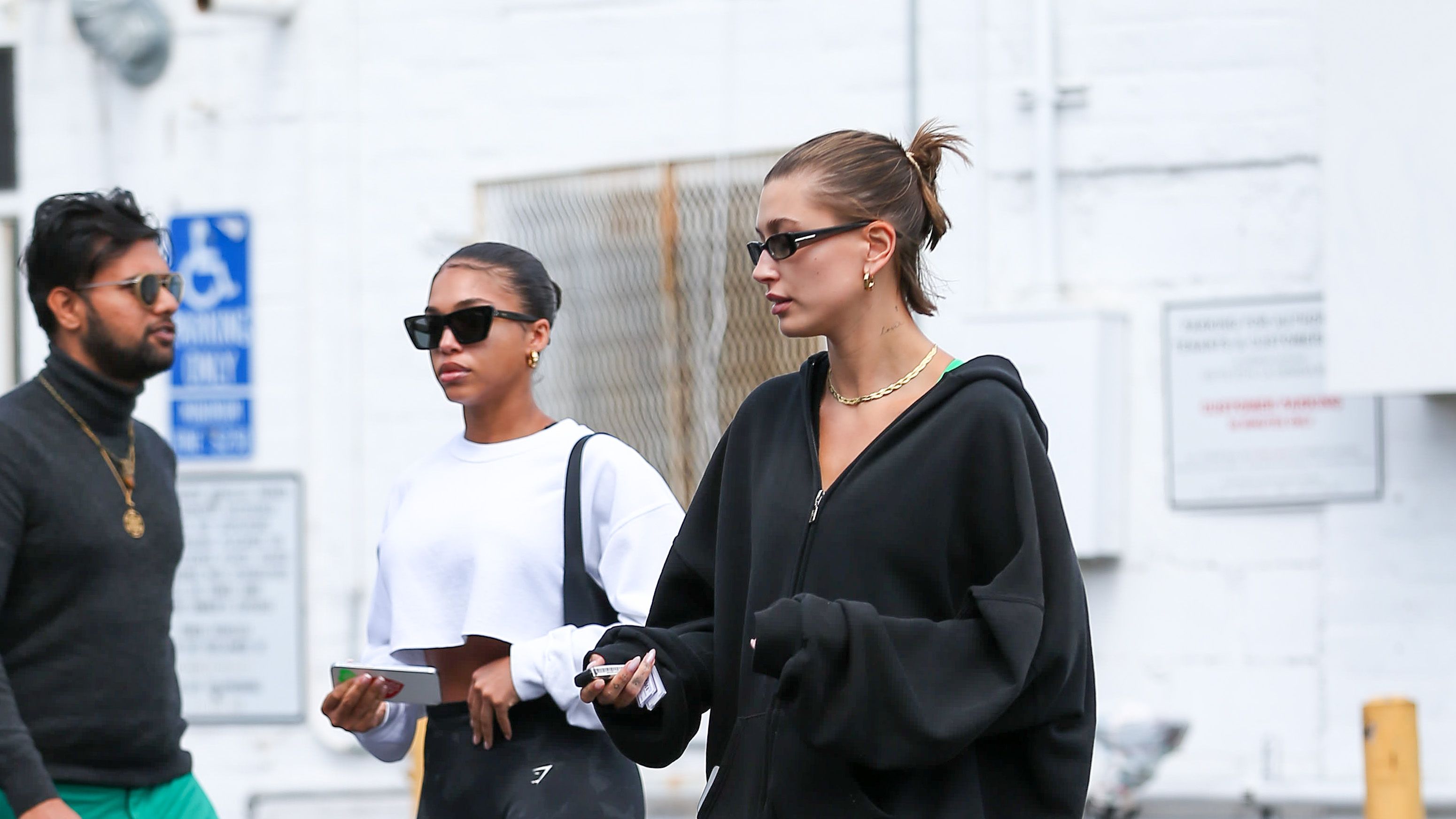 Lori Harvey and Hailey Bieber Wore Matching Workout Outfits