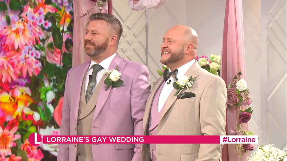 Lorraine praised for wedding to mark same-sex marriage milestone