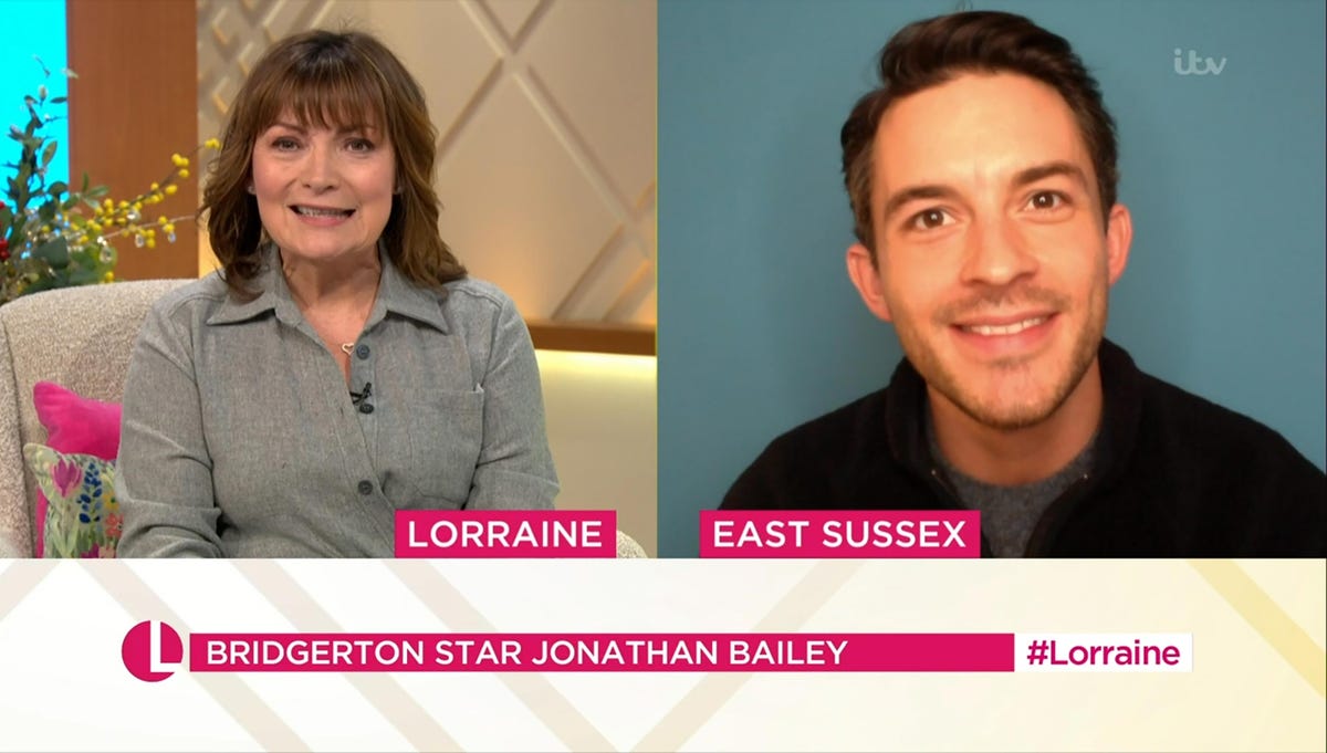 Lorraine Kelly makes NSFW mistake during Bridgerton interview