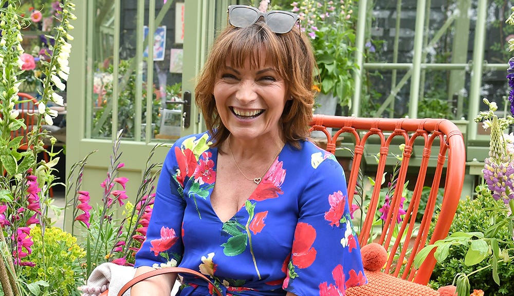 Lorraine Kelly's Wears Belted Midi Shirt Dress From Karen Millen