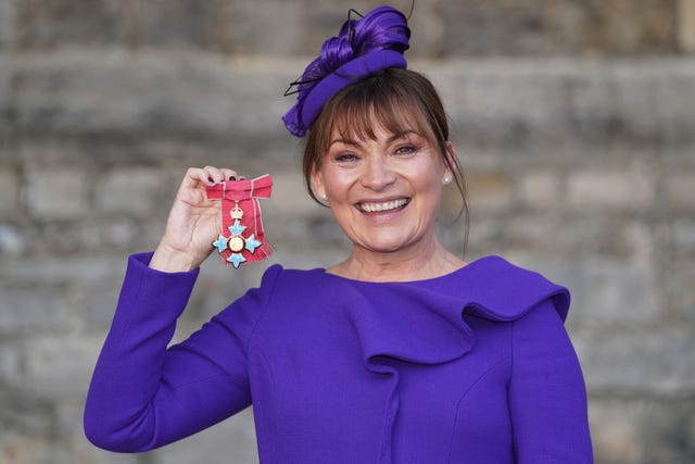 lorraine kelly cbe princess anne