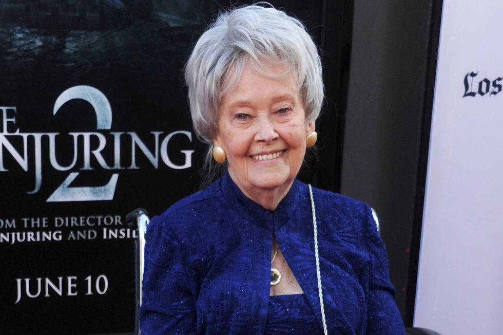 Lorraine Warren, pictured in 2016 at the Conjuring 2 premiere