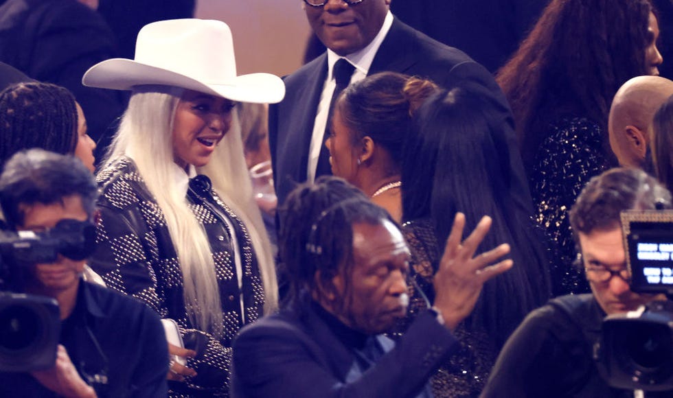 Beyonce Wears Shorts and Cowboy Hat to 2024 Grammys