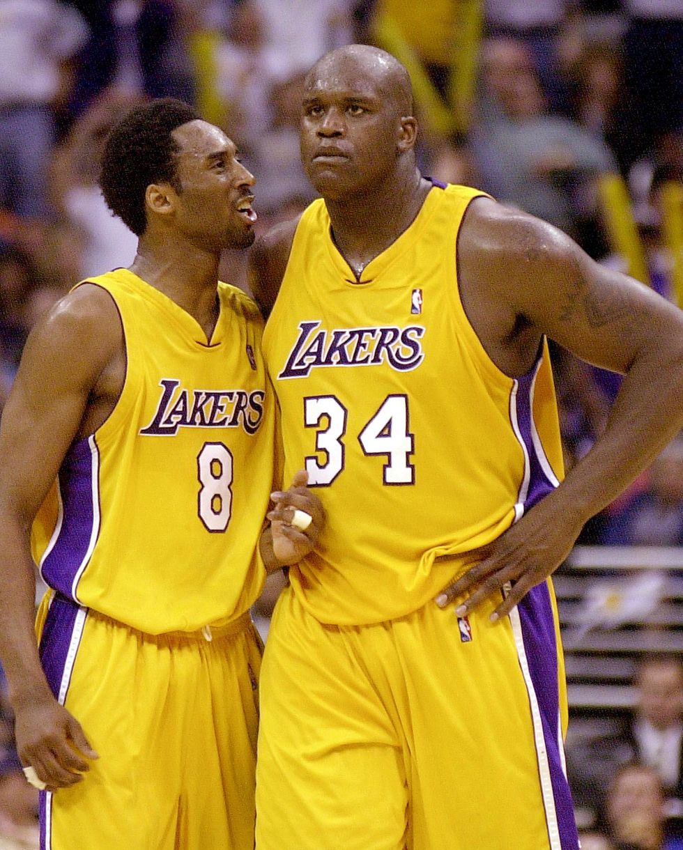 los angeles lakers kobe bryant and shaquille oneal