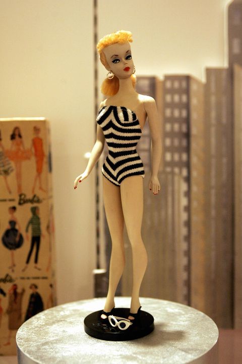 the original no 1 barbie doll is display