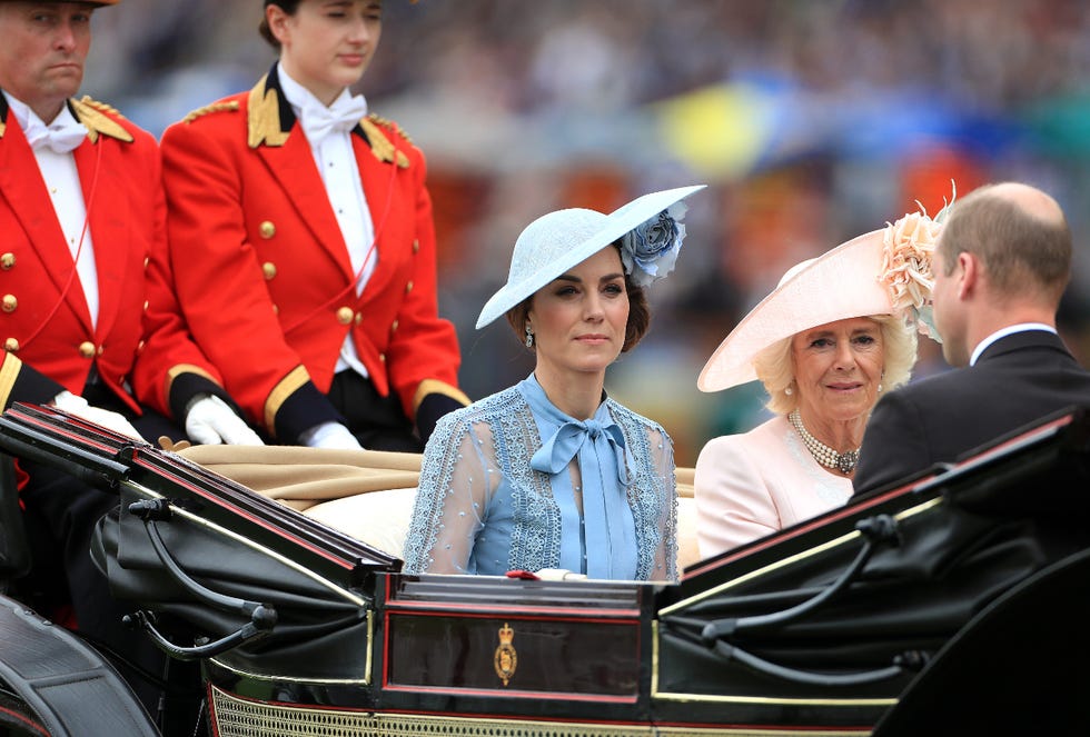 Los duques de Cambridge en las carreras de Ascot