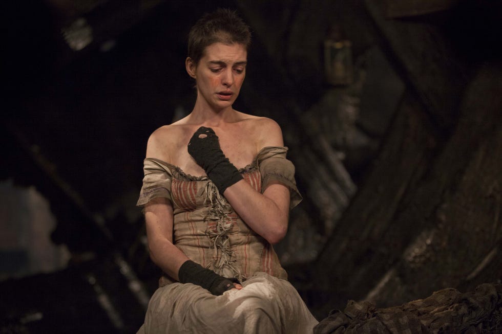anne hathaway canta "i dreamed a dream" en "los miserables"