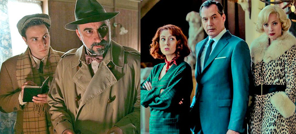 Elenco principal de las dos temporadas de Los pequeños asesinatos de Agatha Christie