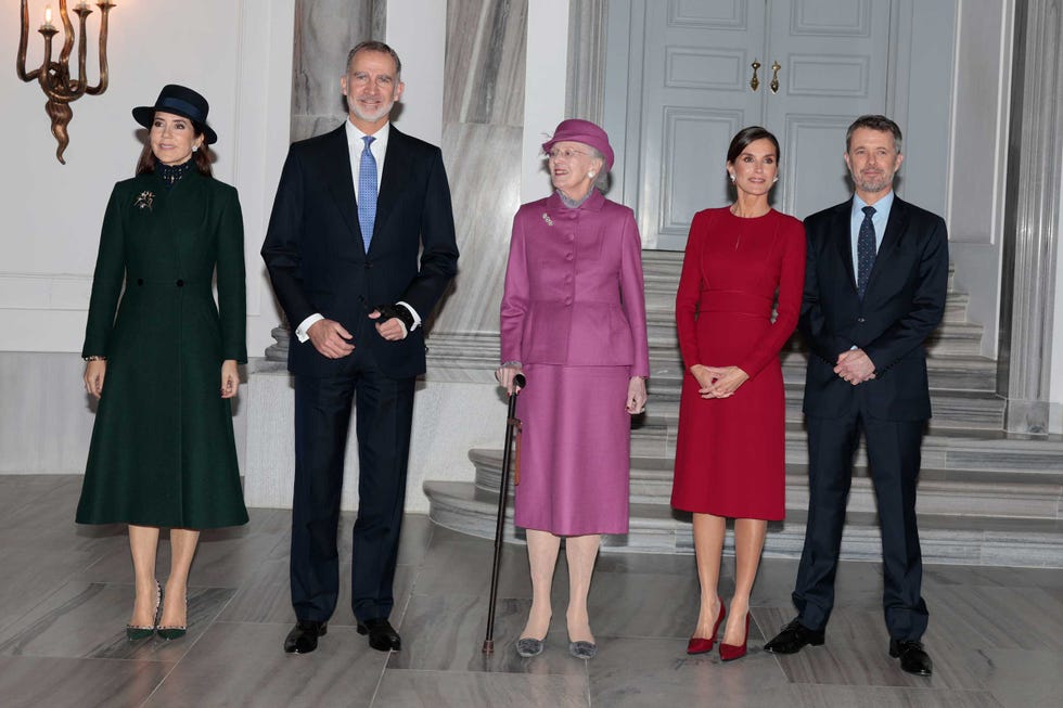 felip vi y letizia en su visita de estado a dinamarca