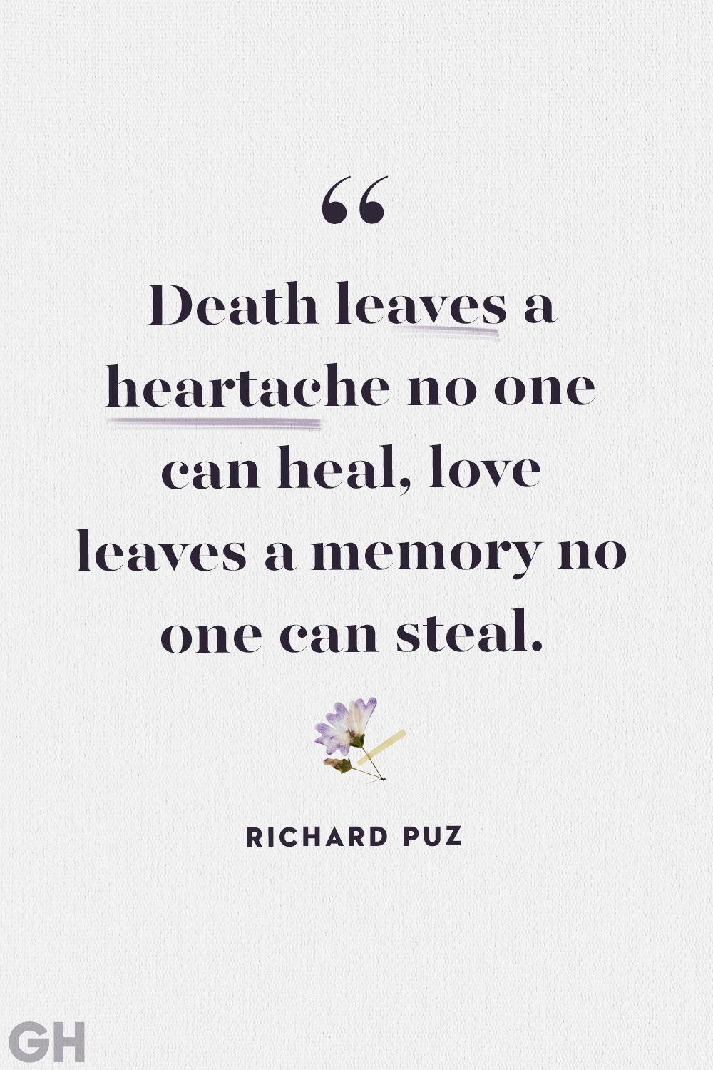 quotes about death of a loved one remembered