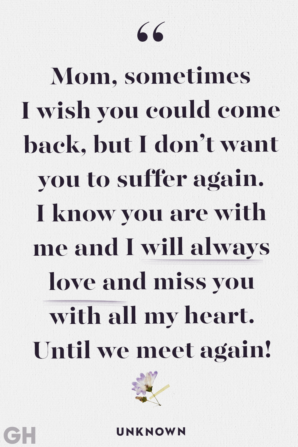 I Miss You Mom Quotes From Daughter In English - Onida Babbette