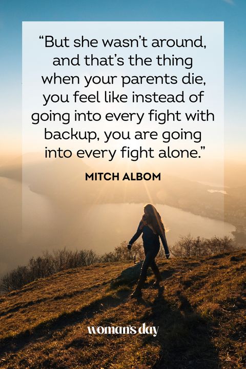 loss of mother quotes mitch albom