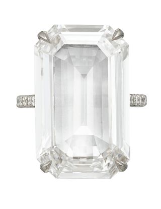 christies auction engagement ring