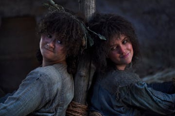 megan richards as poppy, markella kavenagh as nori