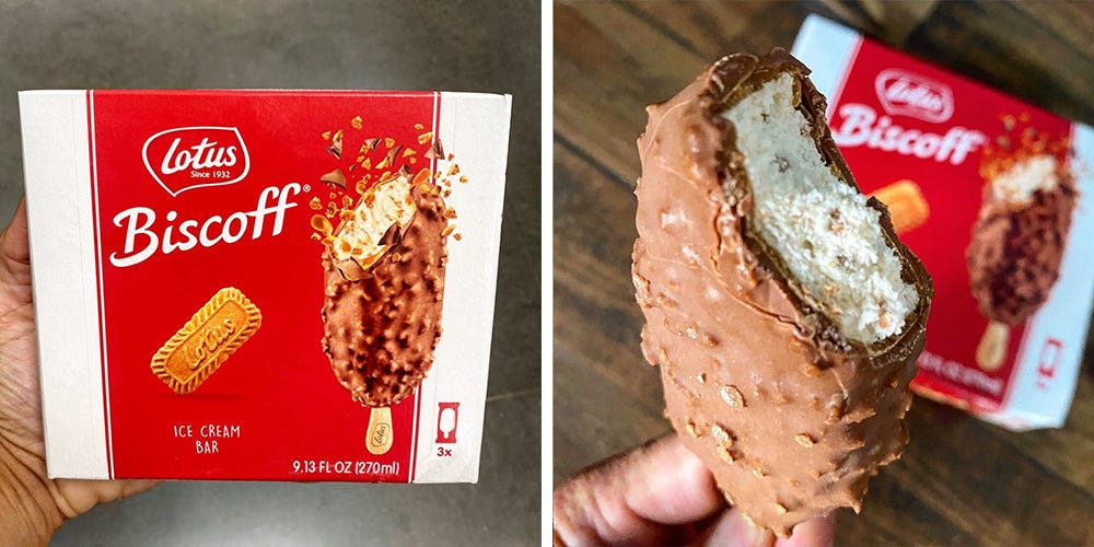 Lotus Biscoff’s New Ice Cream Bars Have Layers of Cookie Butter and Chocolate