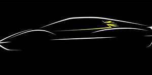 lotus electric sports car sketch