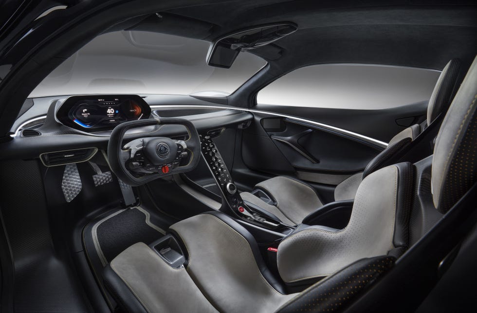 Lotus Evija interior