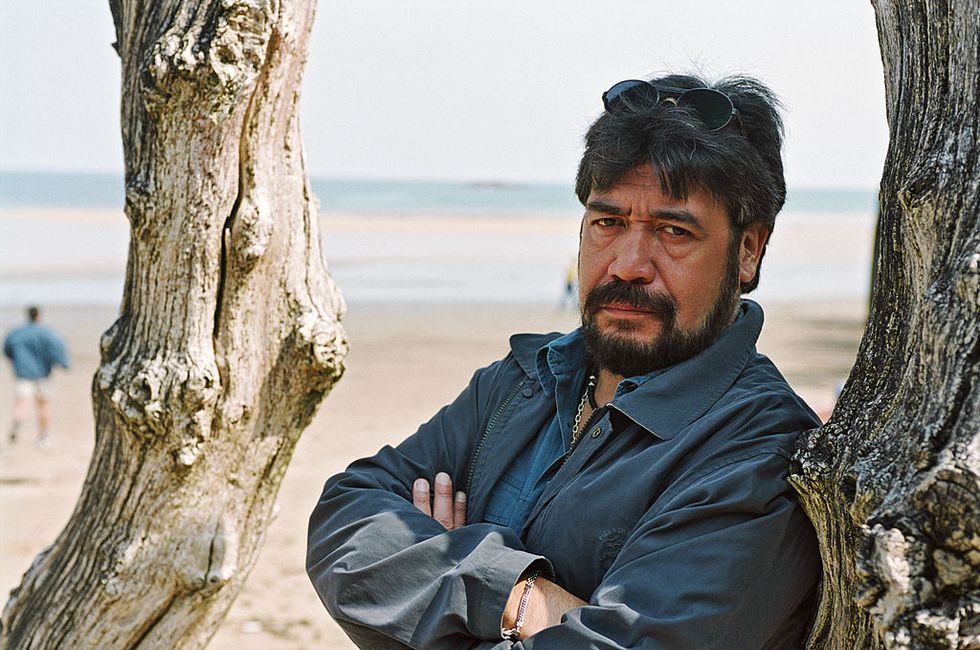saint malofrance   may 30 file photo  chilean author luis sepulveda  poses while at the saint malo book fair in saint malo, france on the 30th of may 2001 photo by ulf andersengetty images