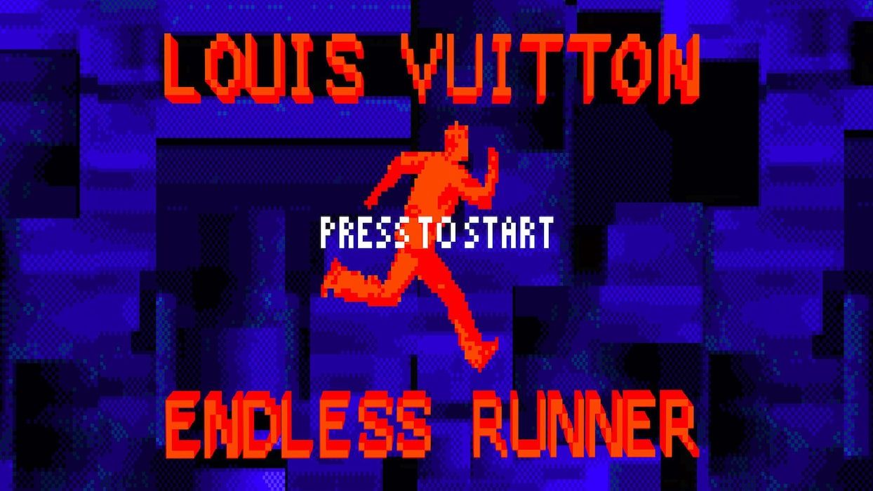 Virgil Abloh designed Endless Runner for Louis Vuitton
