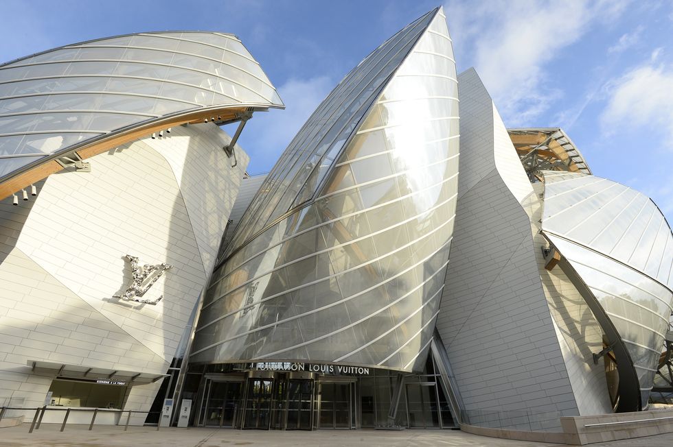 Celebrating Louis Vuitton's daring construction by Frank Gehry