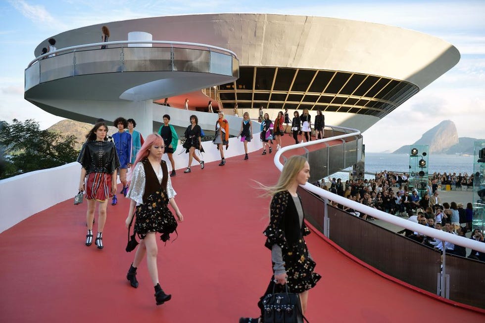 models on the catwalk photo by giovanni giannonipenske media via getty images