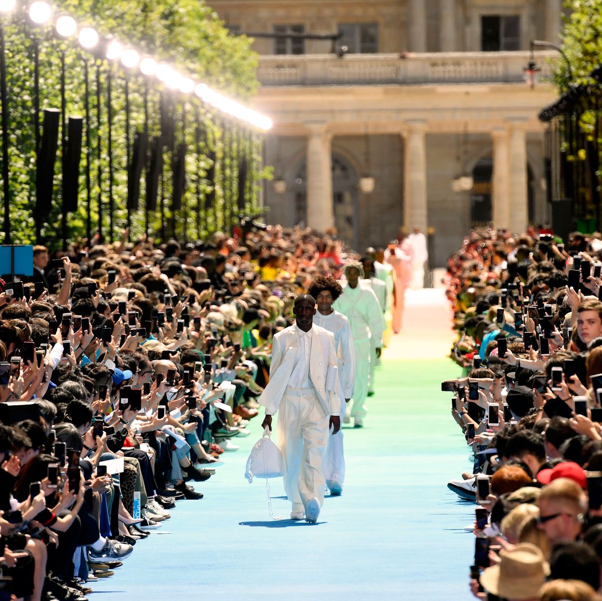virgil abloh's last louis vuitton show was staged within a