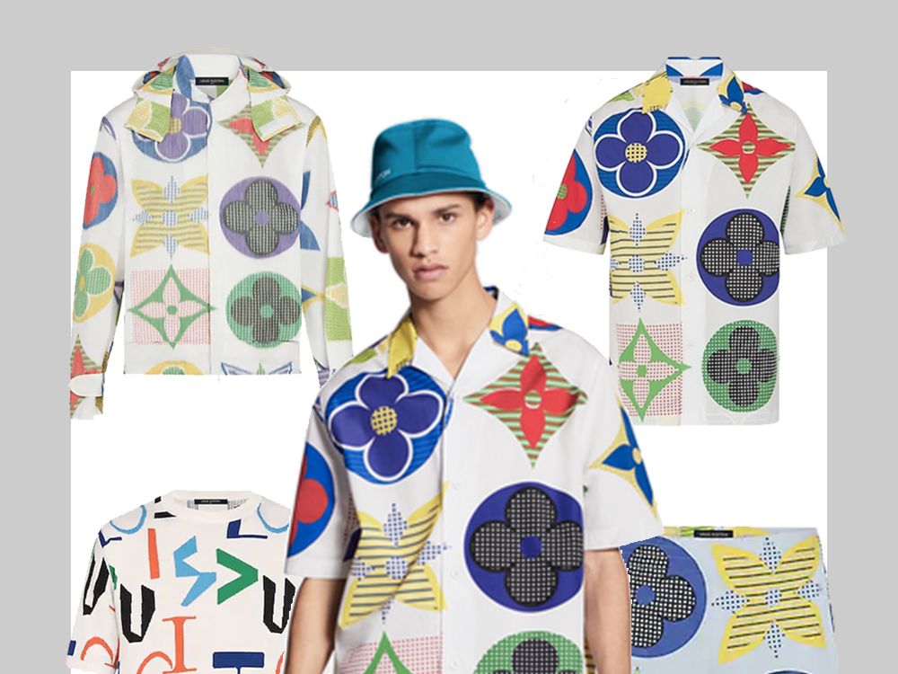 Louis Vuitton Multicolor Pattern Hawaiian Shirt, Short - LIMITED