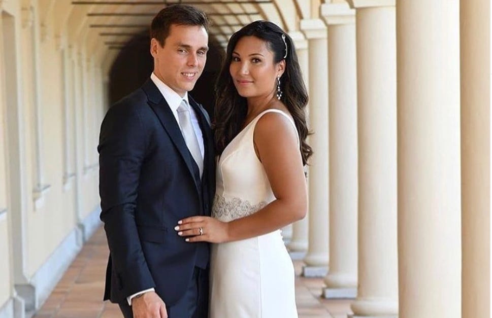 louis ducruet y marie chevallier, louis ducruet y marie chevallier boda