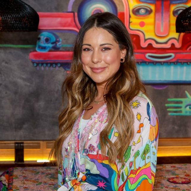 london, england april 28 louise thompson attends celia bs ss22 collection lunch at los mochis on april 28, 2022 in london, england photo by david m benettdave benettgetty images for celia b