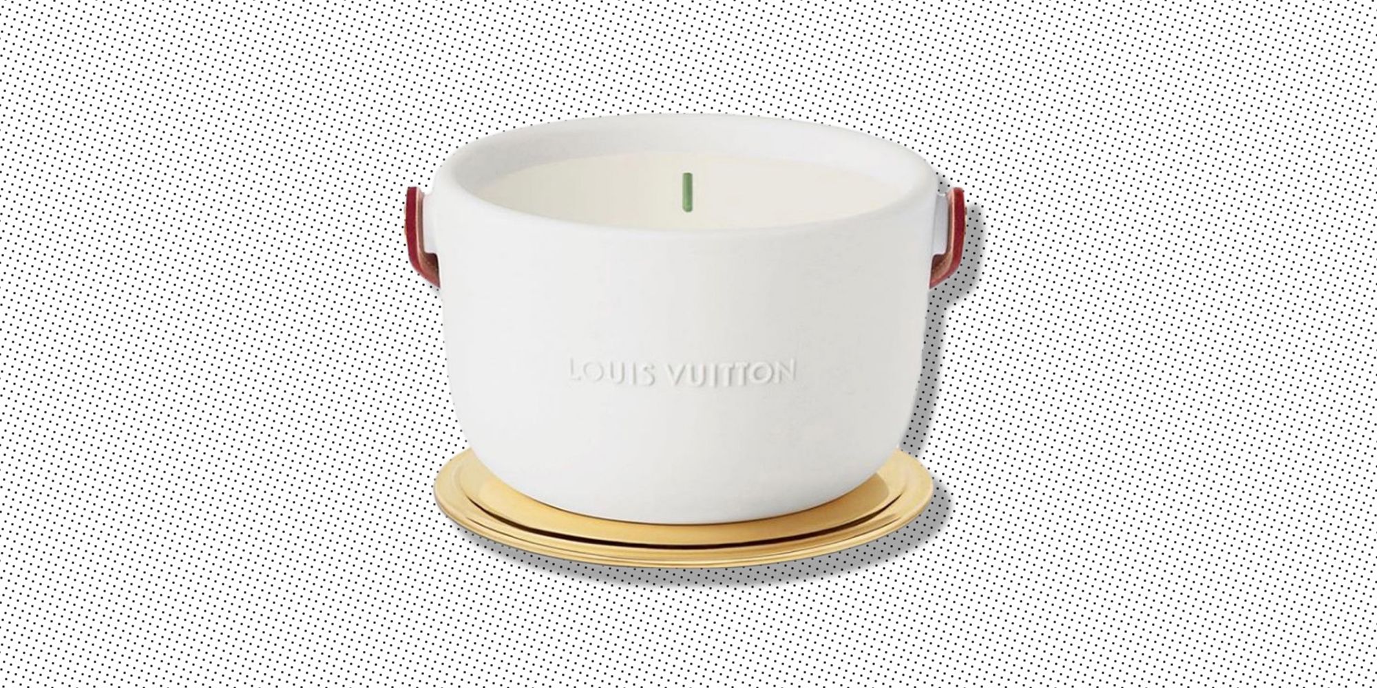 Louis Vuitton Purse Fashion Luxury Bag Candle, Classic White